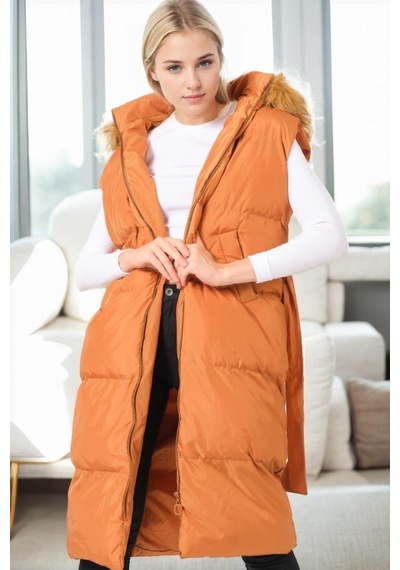 Z8744 Dewberry Bayan Yelek-taba Taba