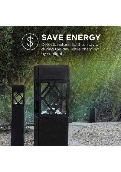 Home Zone Security Güneş Enerjili Açık Yol Led Işıkları - 8 Adet