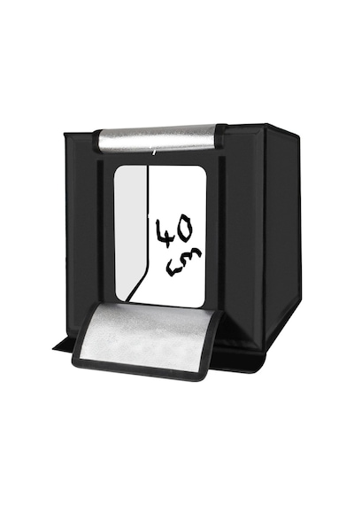 Puluz Led Işıklı Ürün Çekim Çadırı - 5 Farklı Arka Plan - 3 Boyut 40x40 Cm