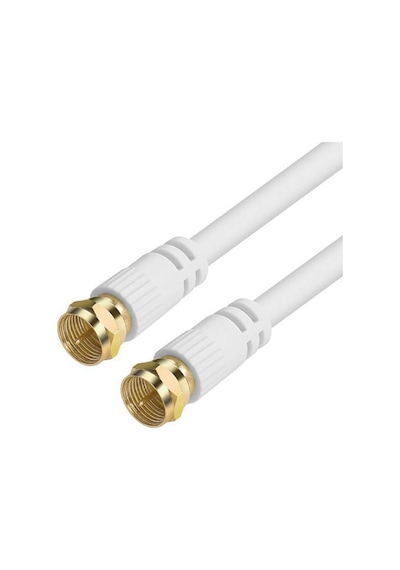 Rg6-u6 F Konnektörlü Hazır Uydu Anten Kablosu 2 Metre