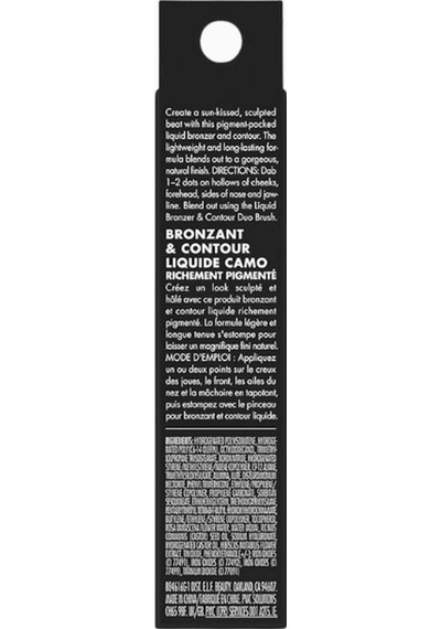 E.l.f. Camo Liquid Bronzlaştırıcı Ve Kontur Yüksek Pigmentli Sıvı İçerik Likit Deep