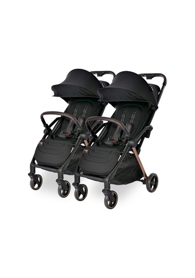 Lorelli Loret Otomatik Katlanan Kabin Boy & İkiz Bebek Arabası - Black