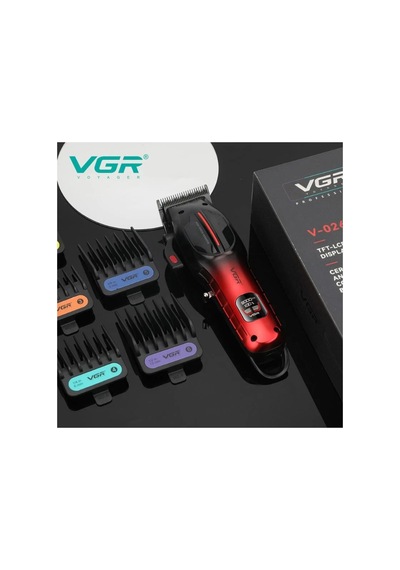 V-026 Profesyonel Saç Sakal Tıraş Makinesi Rpm Dlc Bıçak Metal Gövde Şarjlı Traş Makinesi - Sarı
