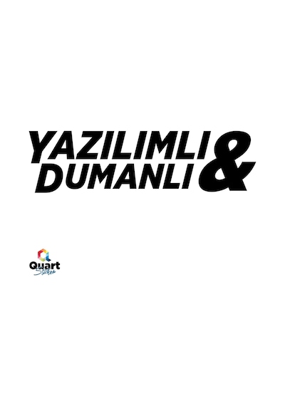 Yazılımlı Ve Dumanlı Oto Sticker Araba Cam Sticker (496147631)