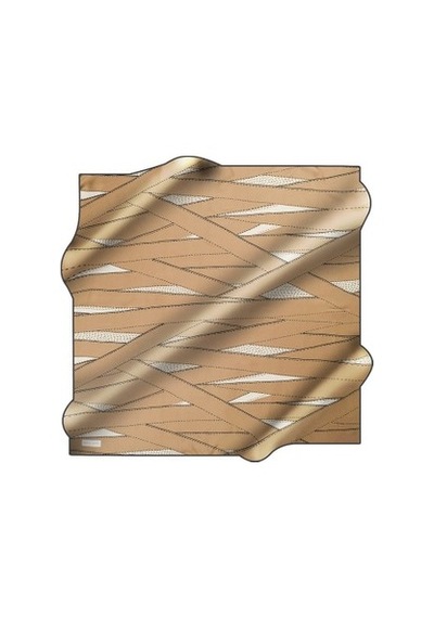 Pierre Cardin Twill İpek Eşarp - 8748438 Vizon