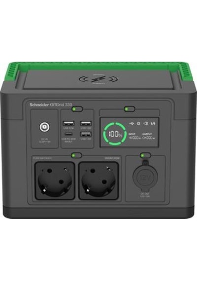 Schneider Offgrid Taşınabilir Güç İstasyonu 330, 230v, 332wh Pps330-gr