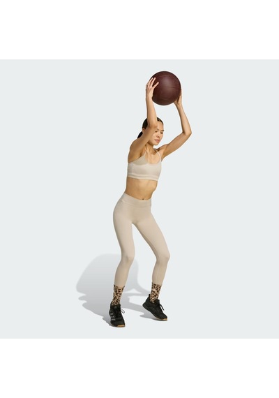 Adidas Workout Essentials Hafif Destekli Kadın Büstiyer C-adıjx3897b30a00 Bej