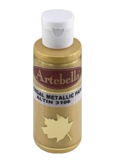 Artebella Metalik Akrilik Boya 130Cc Altın