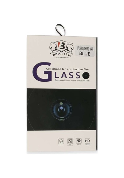 İphone 15 Pro Max Bilvis Titan Kamera Lens - Lacivert Diğer