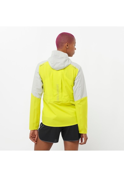 Salomon Bonattı Traıl Kadın Yağmurluk Sulphur Spring Lc2175700 Sarı