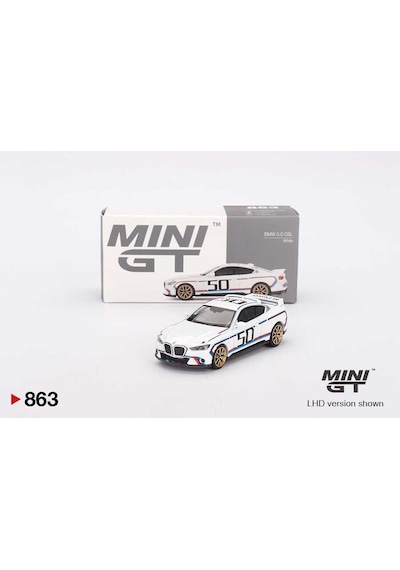 Mini Gt 1/64 863 Bmw 3.0 Csl White