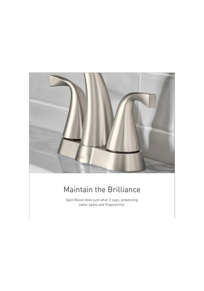 Moen 84971srn Halle İki Saplı Centerset Banyo Lavabo Bataryası Ta Diğer