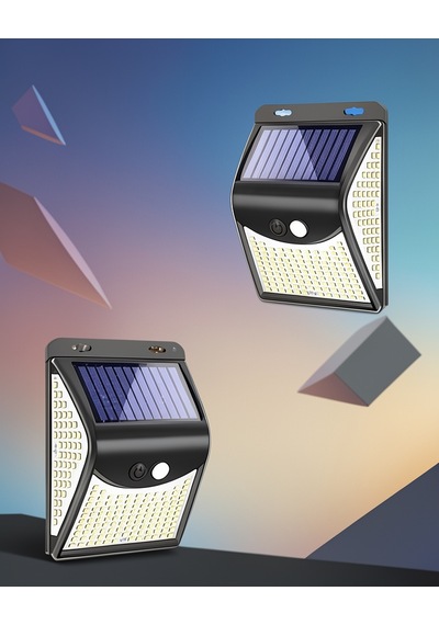 Güneşli Hareket Sensörlü 20 Led Duvar Lambası
