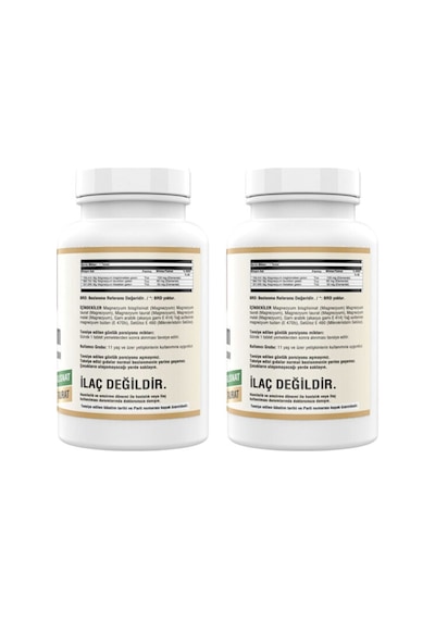 Magnesium 200 Mg Malat Taurat Glisinat 90 Tablet 2 Kutu