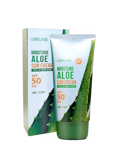 Lebelage Yatıştırıcı Nemlendirici Aloe Vera Spf 50 + Pa +++ Güneş Kremi Moisture Aloe Sun Cream
