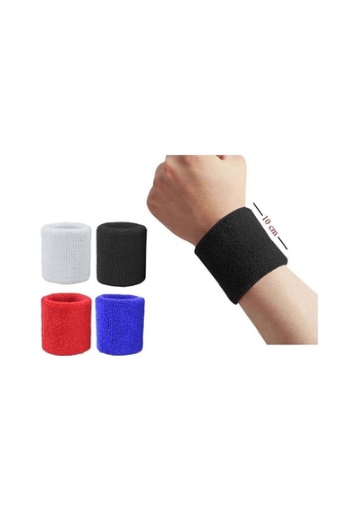 Pekial Sporcu Bilekliği, Çok Renkli, Unisex, Ter Emici, Futbol Basketbol Tenis, Çiftli Set