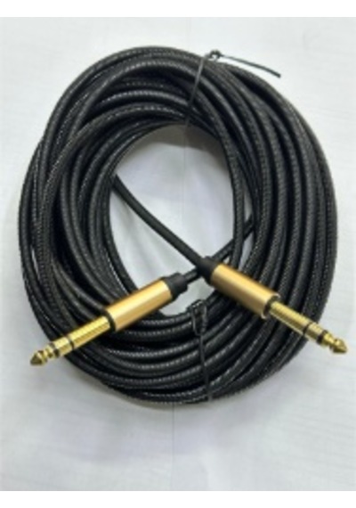 5 Metre 6.3 Mm Stereo Kablo 5 Metre Stereo Amfi Kablosu 6.3 Mm 6.3 Mm Stereo Kablo