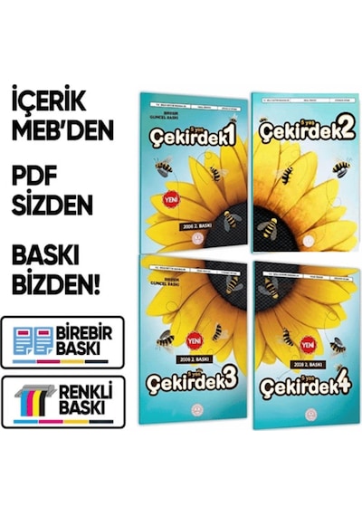 5 Yaş Okul Öncesi MEB Etkinlik Kitabı Çekirdek 4’lü Eğlenceli ve Öğretici Aktiviteler BASKI ÜCRETİ