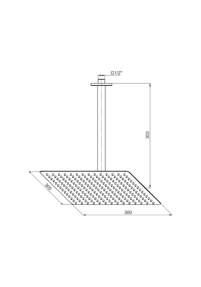 Gpd - Ankastre Duş Seti Tavandan 300x300 - Ads21-a Altın