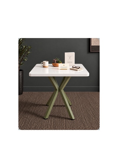 Kalınlaştırmalı Mutfak Cafe Balkon Bahçe Restoran Yemek Masası 70x70 Yeşil Beyaz Kare Beyaz - Haki Beyaz - Haki Kalınlaştırmalı Mutfak Cafe Balkon Bahçe Restoran Yemek Masası 70x70 Yeşil Beyaz Kare Beyaz - Haki Beyaz - Haki