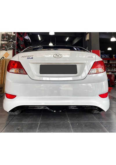 Accent Blue Arka Tampon Eki Hyundai Accent Blue Arka Karlık - Boyasız - Fiberglass