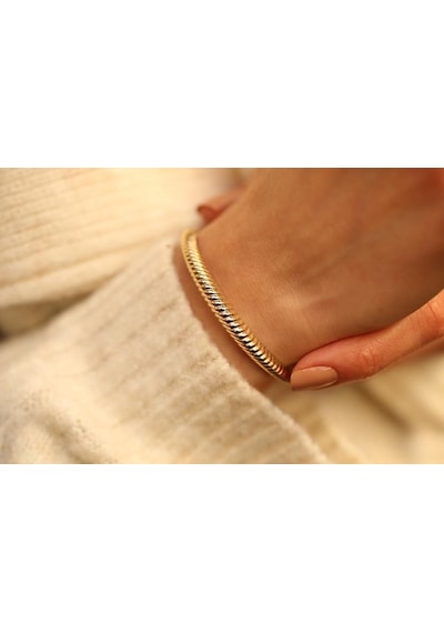 Reis Kuyumculuk T1671 Mon Cher Bangle Altın Bilezik