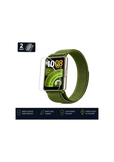 Huawei Band 11 Pro Ekran Koruyucu Tpu Şeffaf Film 2 Adet