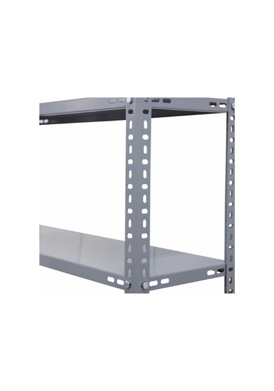 4 Adet Galvaniz Çelik Raf Tablası - Depo, Arşiv, Kiler, Dosya, Market Rafı 31x75 Cm-0.70 Mm Gri
