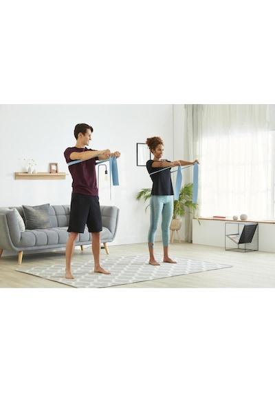 Decathlon Domyos Pilates Bandı - 2 Kg - Kolay Seviye - Kauçuk - Mavi