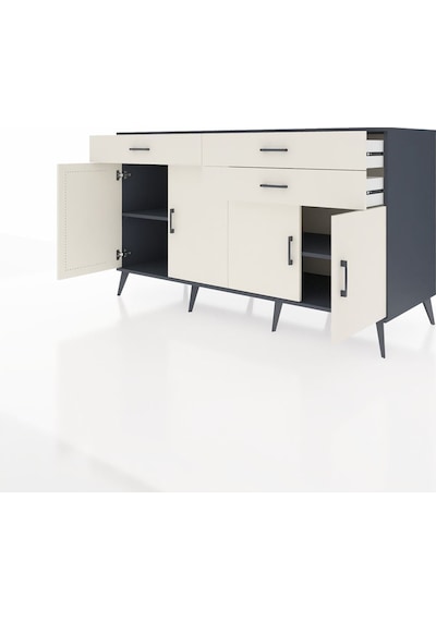 Kronos Konsol 2 Raflı 3 Çekmeceli 4 Kapaklı 176x59x99 Antrasit-ay Antrasit-aytaşı Kronos Konsol 2 Raflı 3 Çekmeceli 4 Kapaklı 176x59x99 Antrasit-ay Antrasit-aytaşı