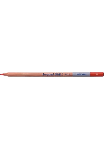 Bruynzeel Dessin Aquarell Sulu Boya Kalemi Vermilion N B883531K