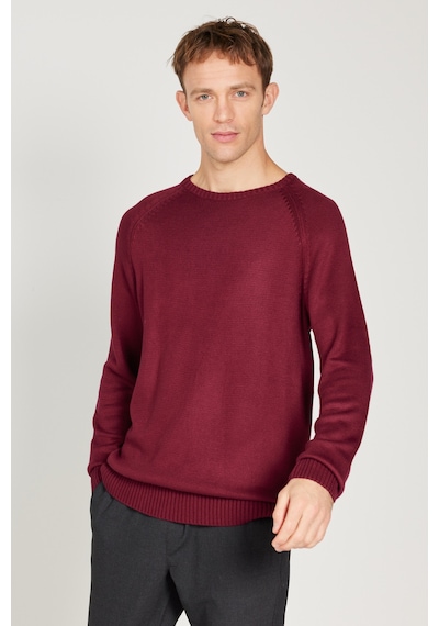 AC&Co / Altınyıldız Classics Erkek Bordo Standart Fit Normal Kesim Bisiklet Yaka Triko Kazak Bordo AC&Co / Altınyıldız Classics Erkek Bordo Standart Fit Normal Kesim Bisiklet Yaka Triko Kazak Bordo