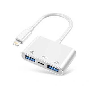Zr540 2 Usb 1 Lightning Camera Adapter Evimdeyokyok