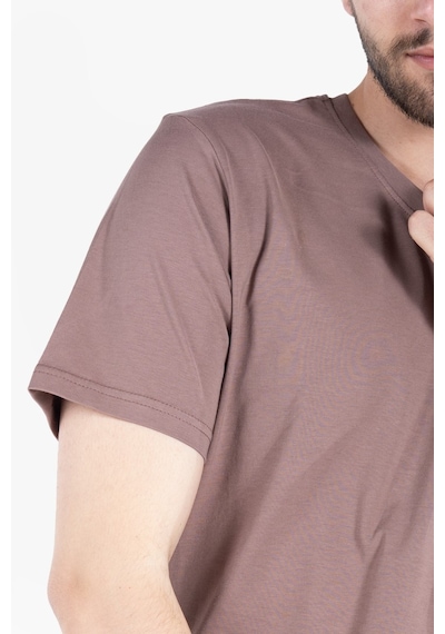 V Yaka T-shirt Vizon