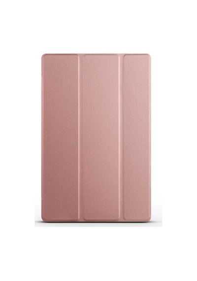 Galaxy Tab A8 10.5 2021 Sm-x200-sm-x205-sm-x207 Uyumlu Smart Cover Standlı 1-1 Tablet Kılıfı - Rose Gold - T21255