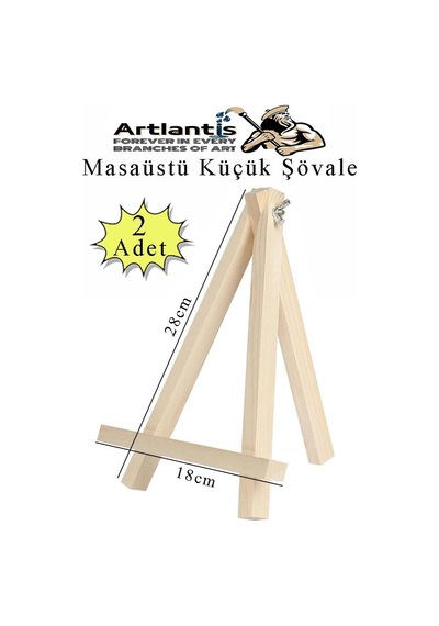 Küçük Akrobat Şövale Masaüstü 2 Adet Mini Katlanabilir Tuval Çerçeve Fotoğraf Sövale Ressam Sehbası Resim Standı