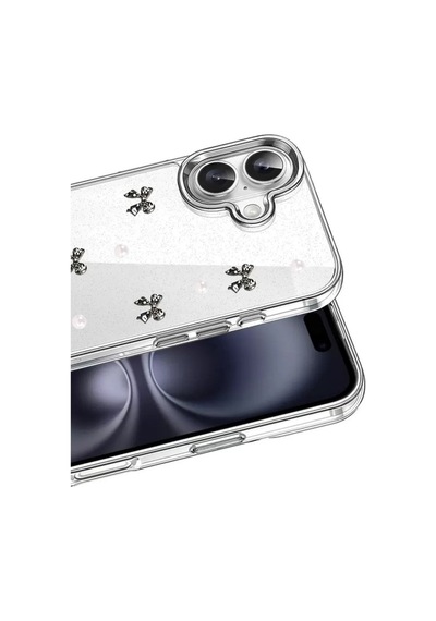 Apple İphone 16 Fiyonk Desenli Kapak