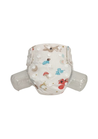 Bezhane Baby Ybb Yıkanabilir Bebek Bezi Cepli Sincap Desen 3kg-12kg Standart