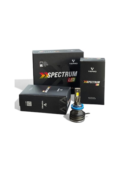 Vrpro Spectrum H4 Led Xenon Far Ampulü 12-24v Telefondan Uygulama Kontrollü 3000k-10000k Ayarlı