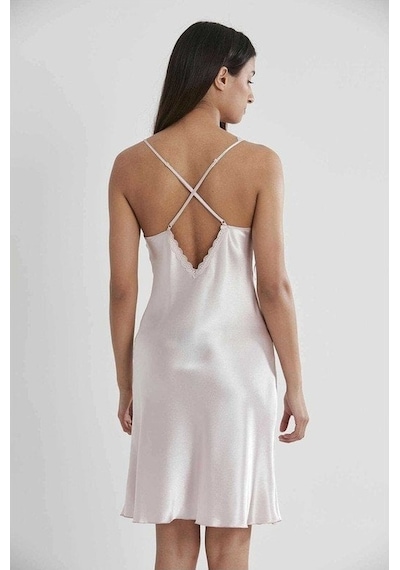 Pierre Cardin Saten Gipürlü Kadın Gecelik 690 001