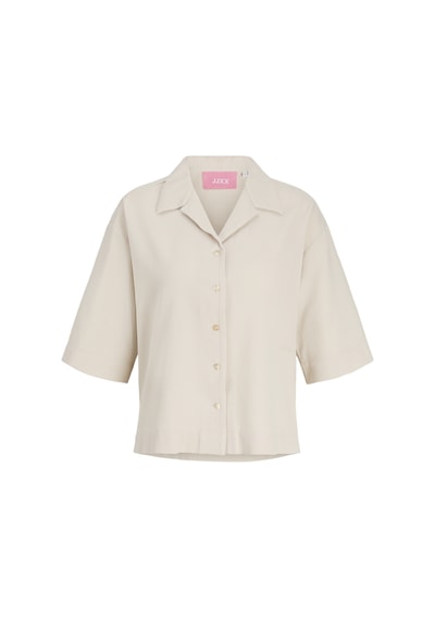 Jack & Jones Kadin Nakis Detayli Resort Yaka Gömlek - Global - 12301042 Moonbeam