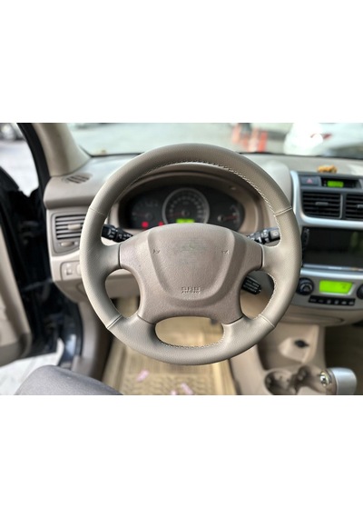 Hyundai Tucson 2006-2014 Araca Özel Direksiyon Kılıfı Haki Krem D Çok Renkli