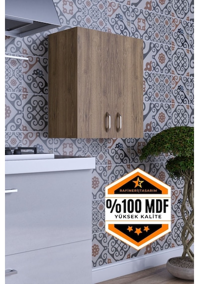Rafineri Moza Çok Amaçlı Dolap Kapaklı Mutfak Balkon Banyo Mdf Ceviz Rafineri Moza Çok Amaçlı Dolap Kapaklı Mutfak Balkon Banyo Mdf Ceviz