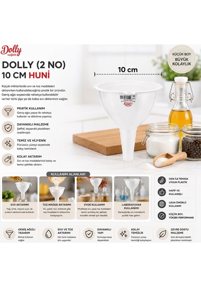 Dolly Y-281 No 2 Şeffaf Huni