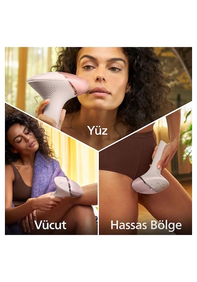 Philips Kablosuz Yüz ve Vücüt 2 Başlıklı Premium Epilasyon Seti