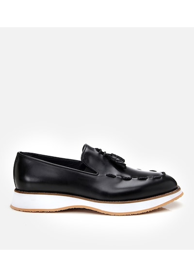 Hotiç Erkek Deri Siyah Püskül Detaylı Loafer 02ayh305220a100 Siyah-black Siyah