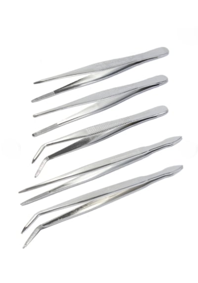 Penset 5 Li Takım Set 13 - 16 Cm Nikel Kaplama
