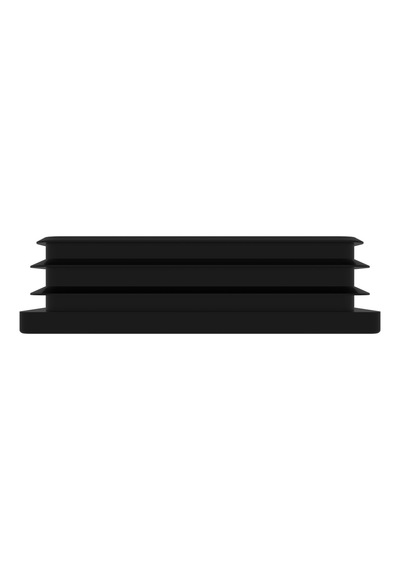 Cateksss 40x100 Mm Profil İçin Kademeli İçe Geçme Profil Tapası, Profil Kapak, Profil Tapa Siyah - 40 Lı Paket