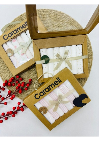Caramell 7lı Agız Sılme Mendılı 3 Paket Mö254