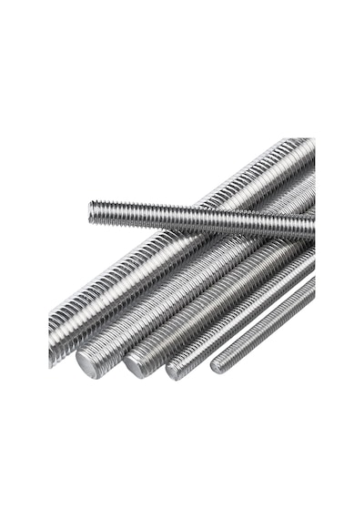 M4x1000mm Galvanizli Gijon Saplama Tij Rot Başsız Cıvata Standart